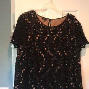 Plus size dressy cap sleeve top from Talbots